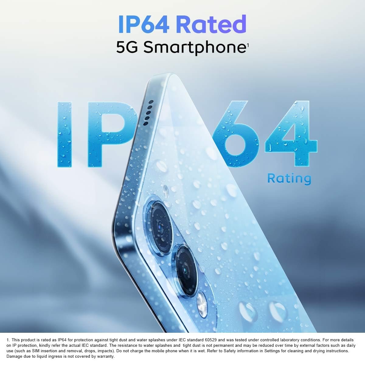 iQOO Z10 Lite 5G (Cyber Green, 6GB RAM, 128GB Storage) | 6000 mAh Battery | Dimensity 6300 5G Processor with 433K+* AnTuTu Score | IP64 Rated &amp; Military Grade Shock-Resistance* - View 3